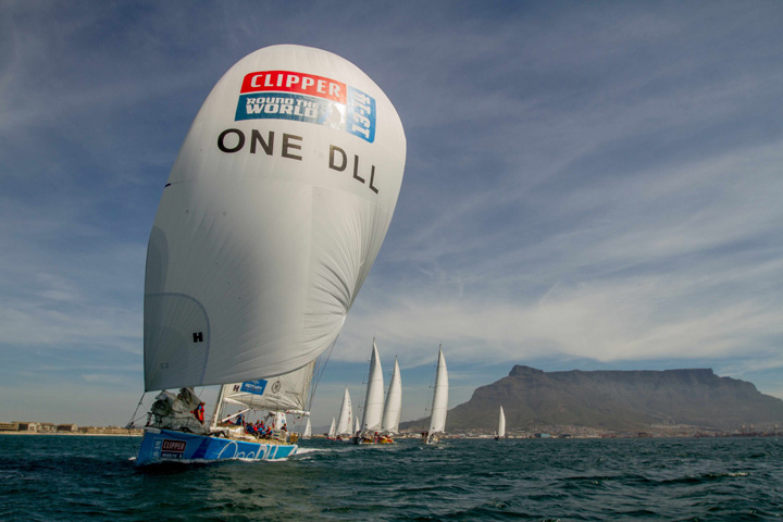 Clipper Racers in Southern Hemisphere