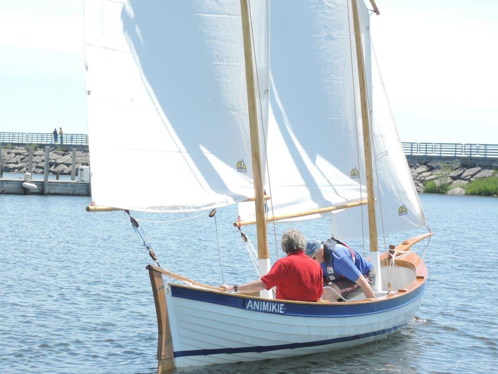 Maiden voyage in Lake Huron