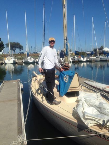 FolkBoat sailing on San Francisco Bay