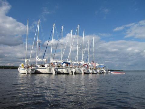 BBYC Summer Sailstice on Lake Petenwell  at 1 P.M. on  June 20, 2015