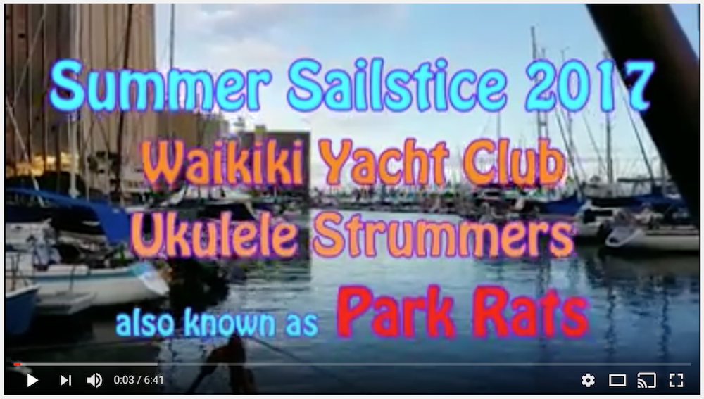Waikiki Rocks the Sea Shanty Shake for Summer Sailstice 2017!