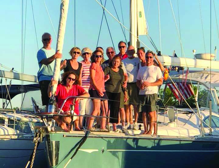 Chesapeake Jeanneau Sailors Raft Up for Summer Sailstice