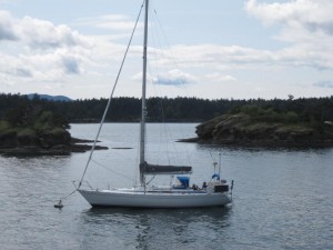 Jill Cross's boat
