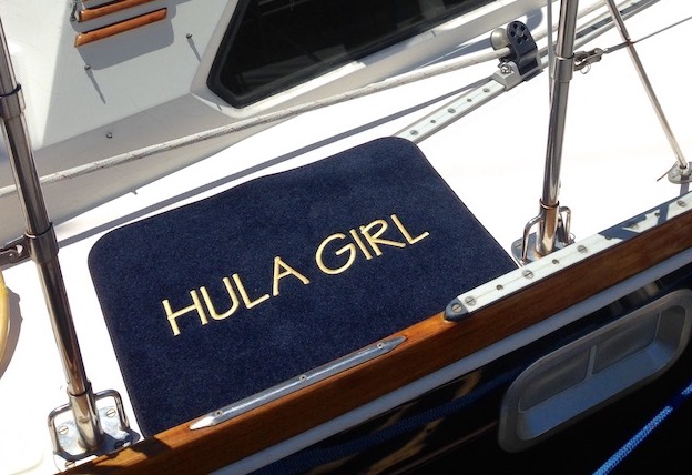 Hula Girl Hatteras Mat