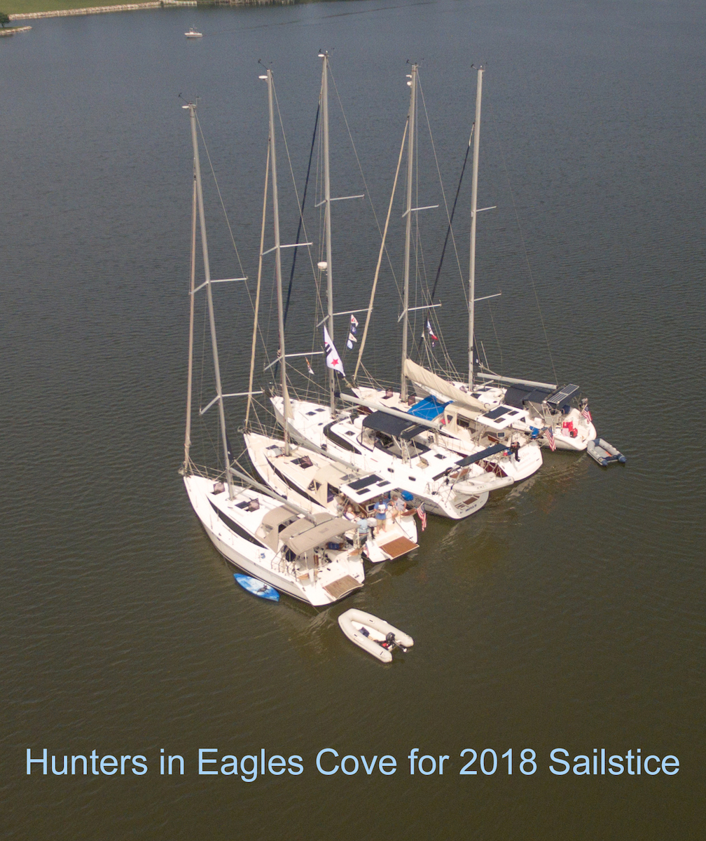 Hunter Chesapeake Sailstice Raft