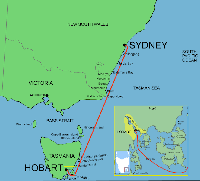 Sydney Hobart Course