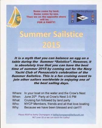Navy Yacht Club Summer Sailstice Marina Party