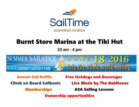 SailTime SW Florida - Party at the Tiki Hut